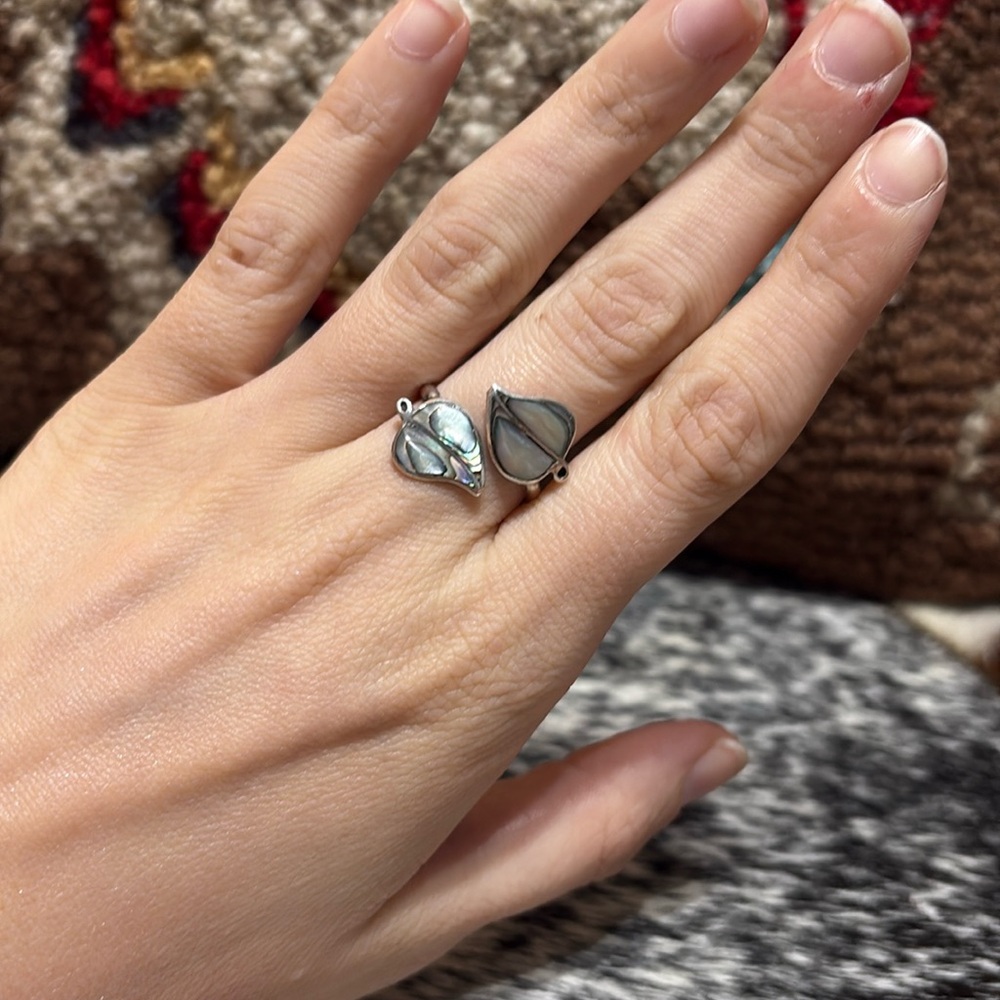 Mother of Pearl Sterling Silver Ring